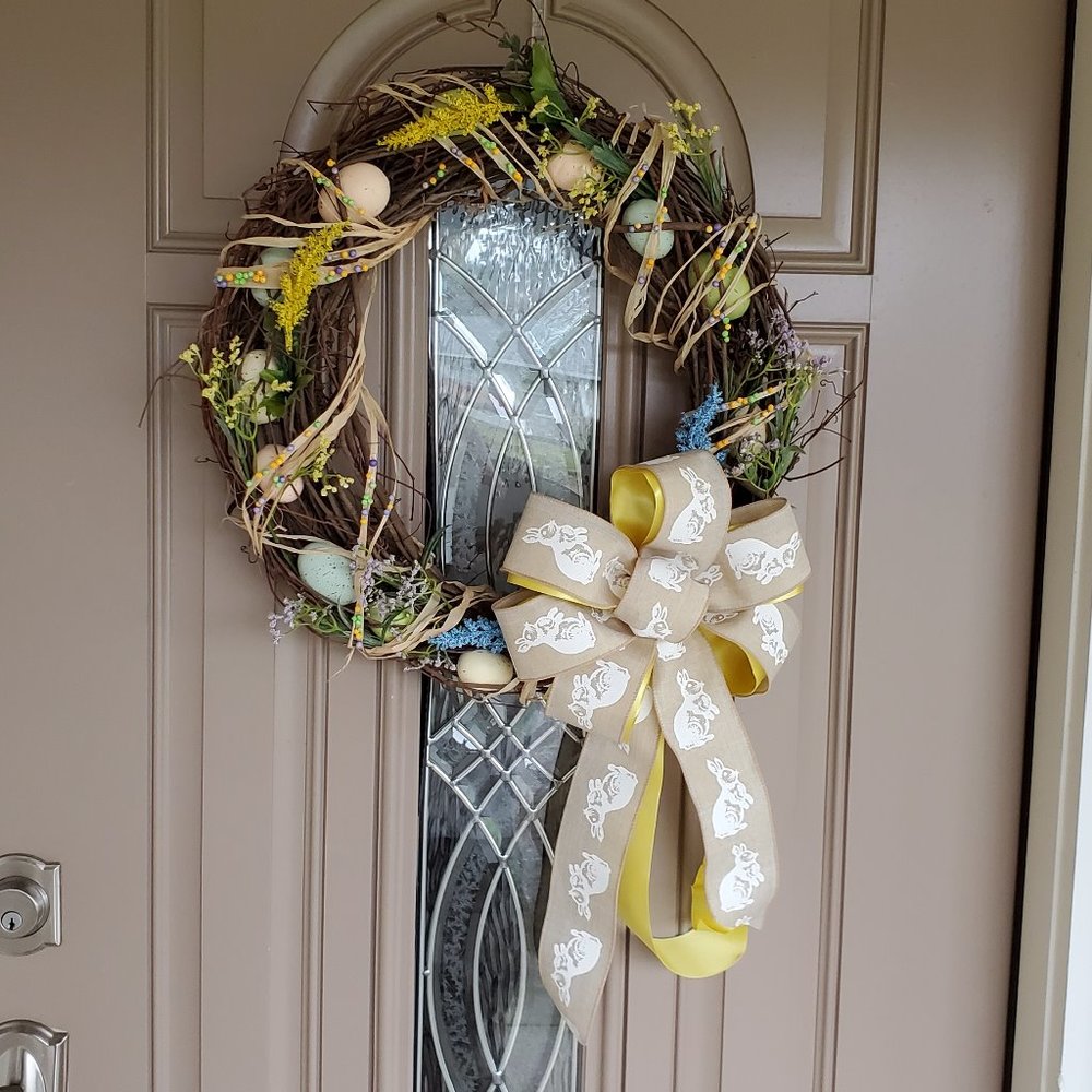 Spring Easter Home Decor Wreath